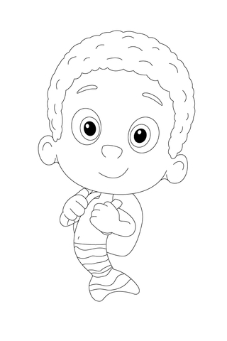 Goby Is Packed And Ready To Go Coloring page
