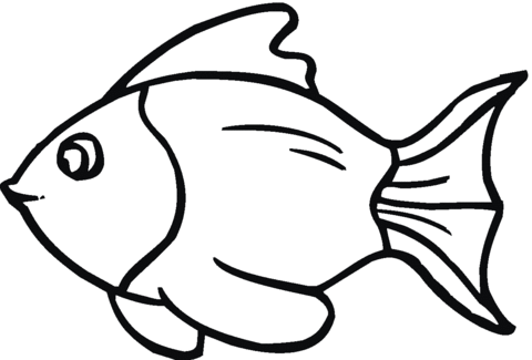 Goldfish 21 Coloring page