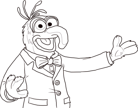 Gonzo Coloring page
