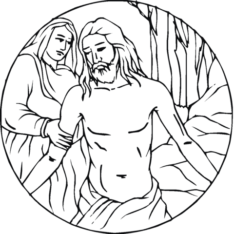 Good Friday Coloring page