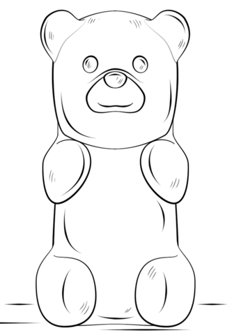 Gummy Bear Coloring page