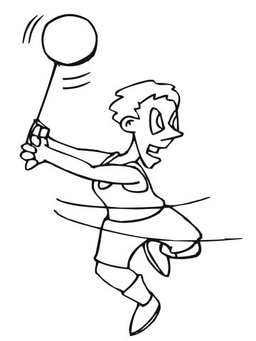 Hammer Thrower Coloring page
