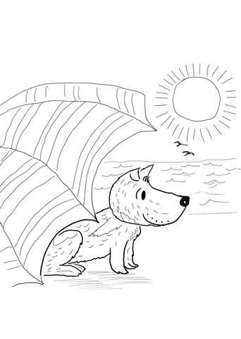 Harry by the Sea Coloring page