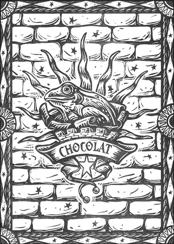 Chocolat Coloring page