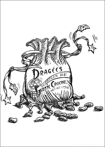 Dragees Coloring page