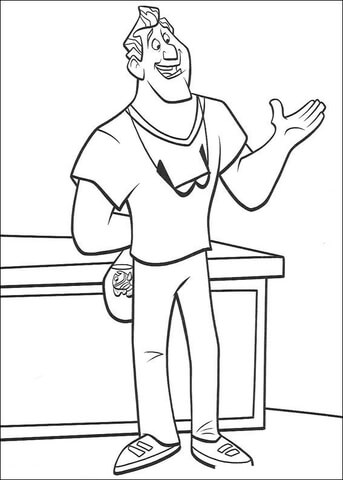 Hiding The Gift  Coloring page