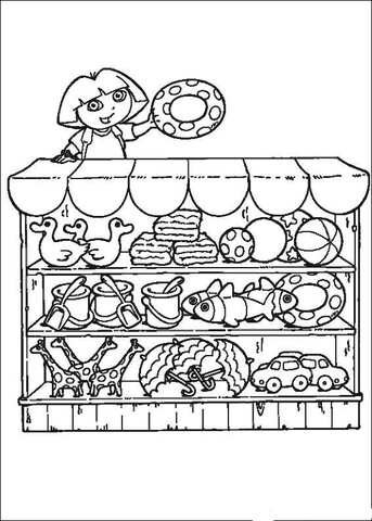 Toys Coloring page