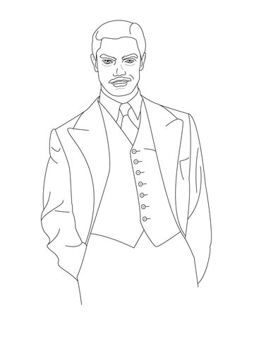 Howard Stark Coloring page
