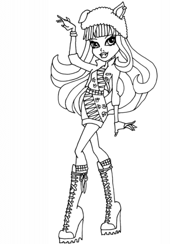 Howleen 13 Wishes Coloring page
