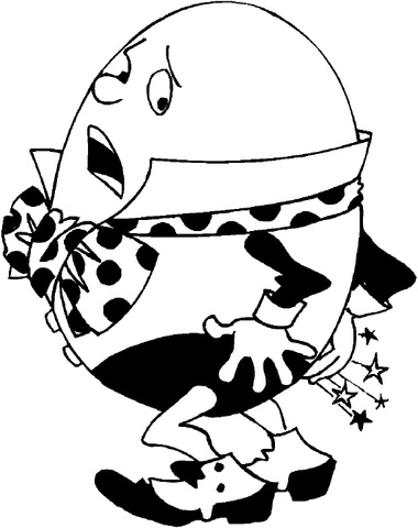Humpty Dumpty  Coloring page