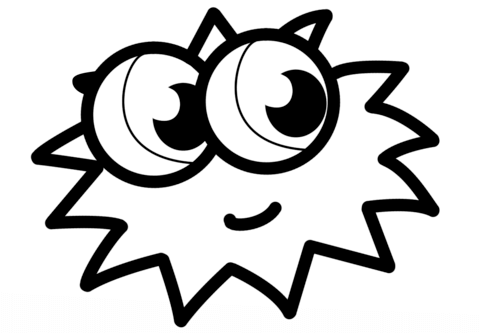 Iggy Moshi Monsters Coloring page