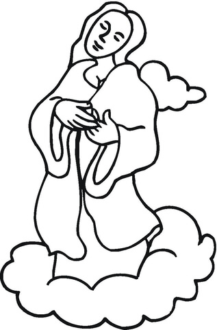 Immaculate Conception Coloring page