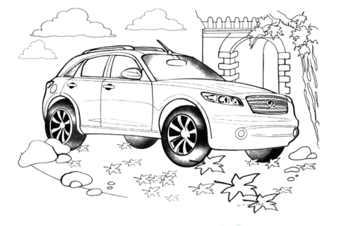 Infiniti Fx Coloring page