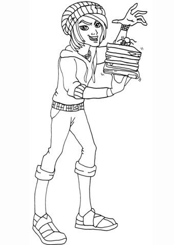 Invisibilly New Scaremester Coloring page