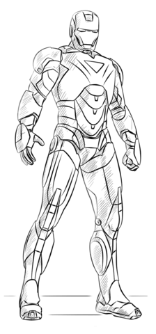 Iron Man Coloring page