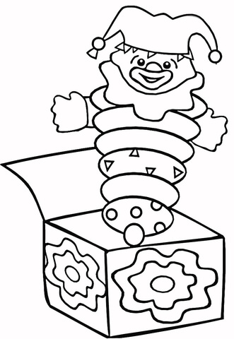 Jack in the Box  Coloring page