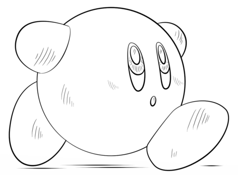 Kirby Coloring page