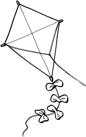 Kite  Coloring page