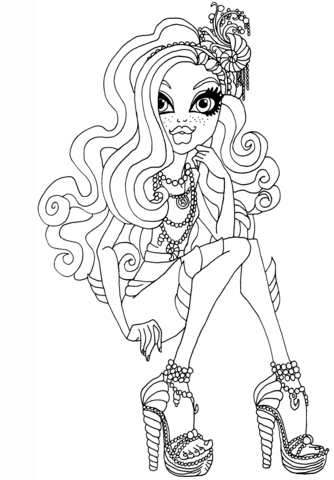 Lagoona Blue Coloring page