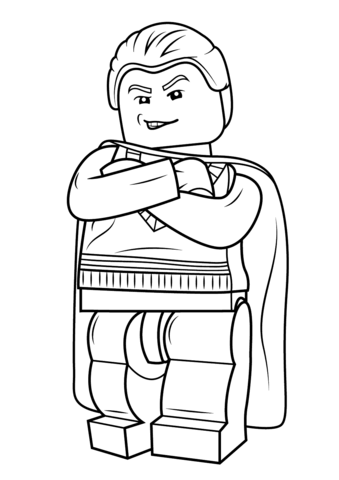 Lego Draco Malfoy Coloring page