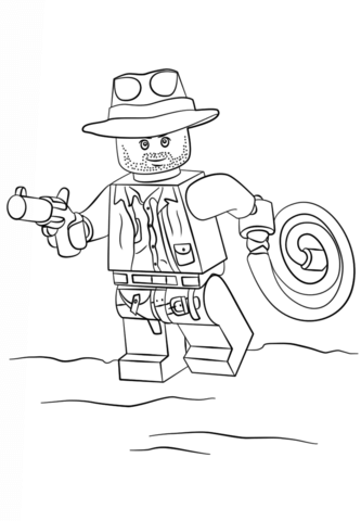 Lego Indiana Jones Coloring page