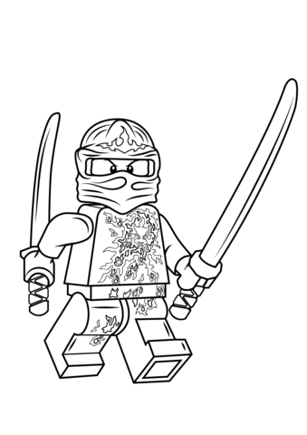 Lego Ninjago Kai Nrg Coloring page