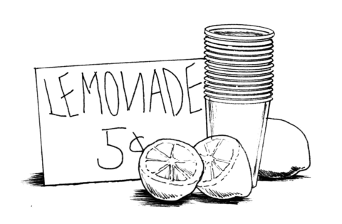 Lemonade at $5 Coloring page