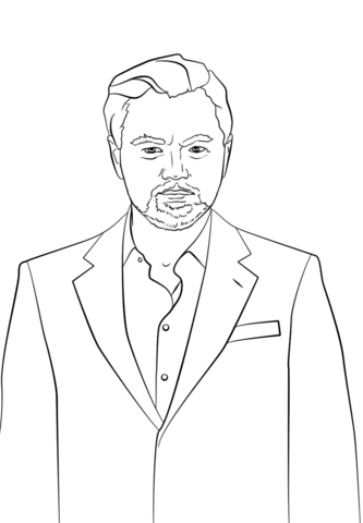 Leonardo DiCaprio Coloring page