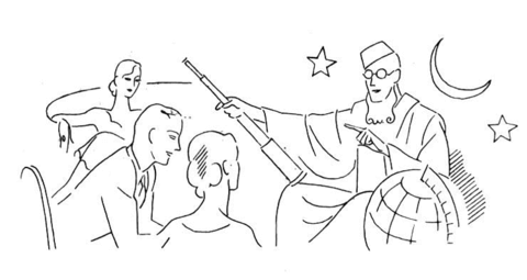 Astronomy Lesson  Coloring page