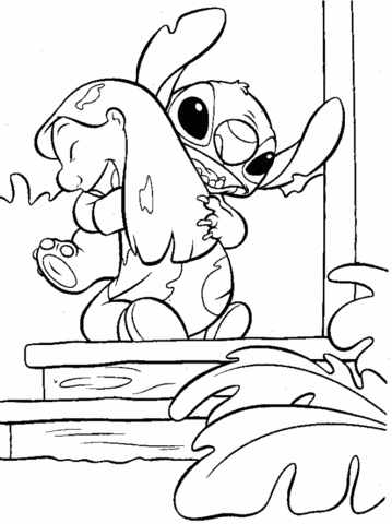 Lilo And Stitch  Coloring page
