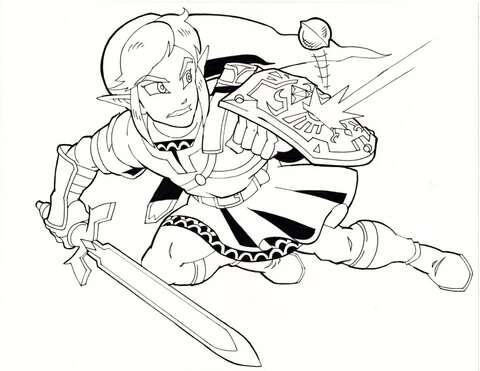 Link Coloring page