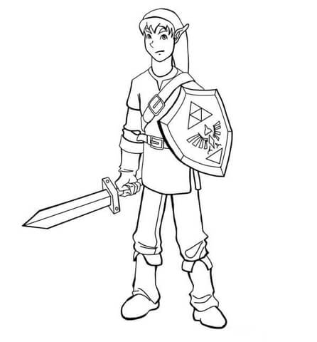 Link Coloring page