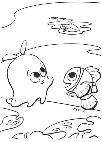 Look up at the boat Coloring page