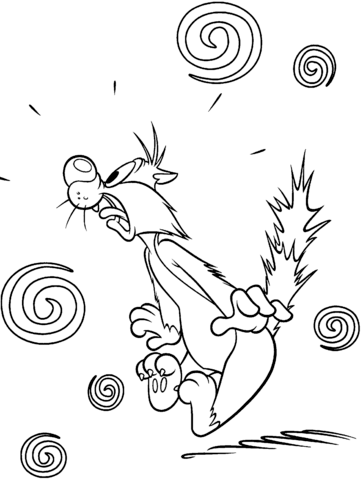 Looney Tunes Sylvester Coloring page