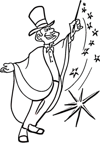 Magic  Coloring page
