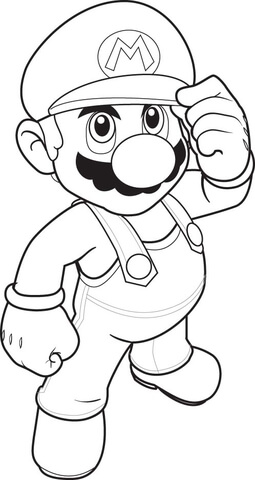 Mario  Coloring page