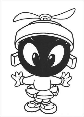 Marvin The Martian  Coloring page