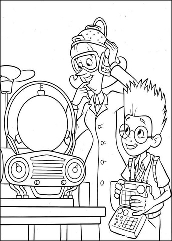 Lewis and Lucille Krunklehorn Coloring page