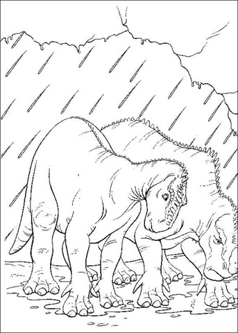 Meteorite fall Coloring page