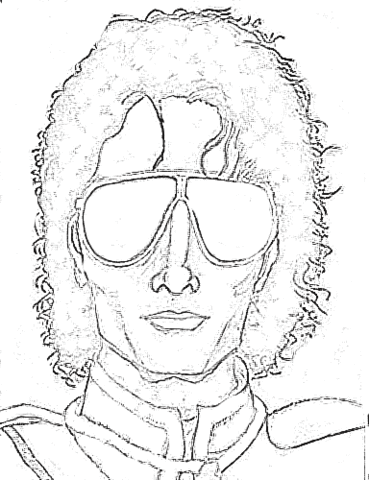 Michael Jackson, King Of Pop Coloring page