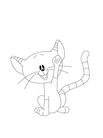 Milimits is Waving at You! Coloring page