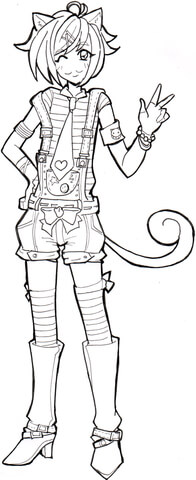 Mimi Coloring page