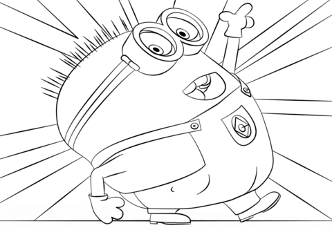 Minion Jerry Coloring page
