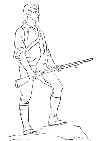 Minutemen Coloring page