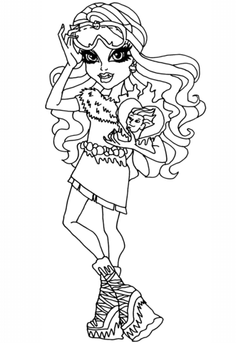 Monster High Abbey Coloring page