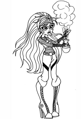 Monster High Ghoulia Coloring page