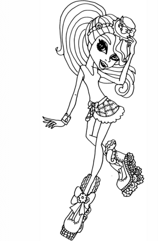Monster High Robecca Coloring page