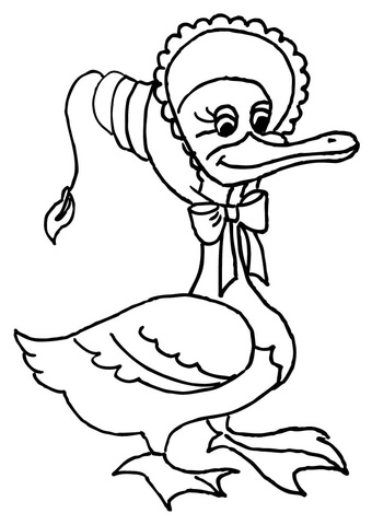 Mother Goose Coloring page