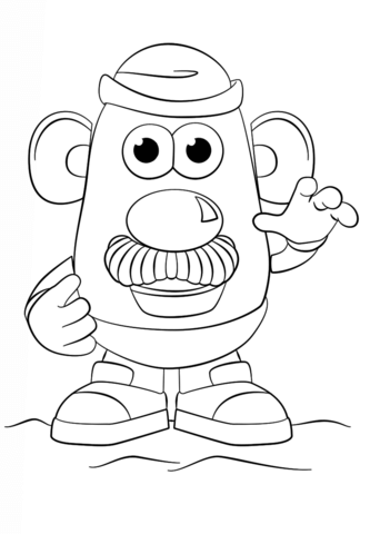 Mr  Potato Head Coloring page