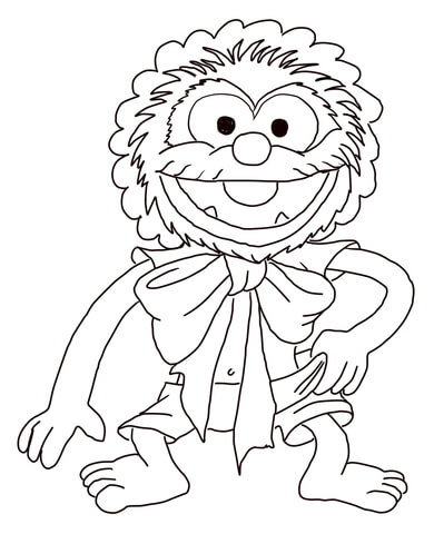 Muppet Babies Baby Animal Coloring page